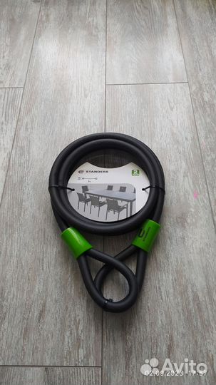 Продам тросовый замок 3 метра для велосипеда