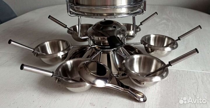 Новый набор для фондю фондюшница Франция