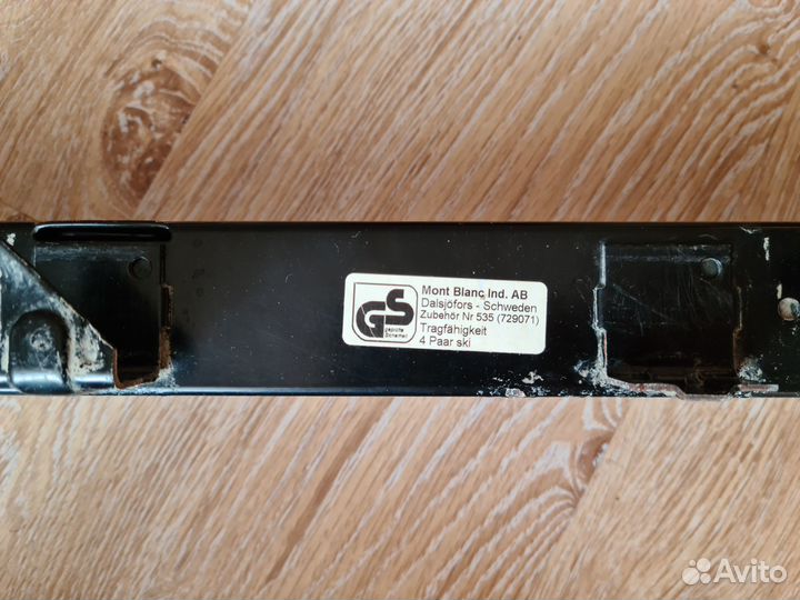 Багажник (крепление) для лыж MontBlanc Zermatt 535