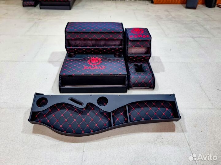 Комплект столик подлокотник, ящик в камаз