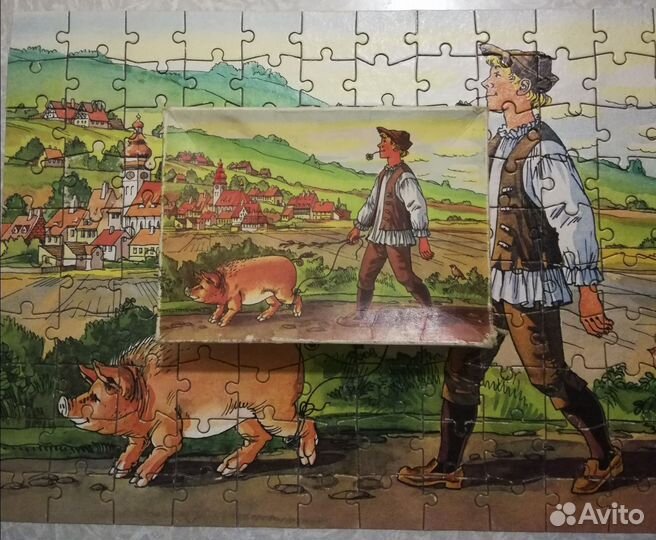 Пазлы винтаж ГДР