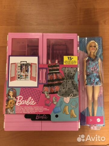 Кукла Барби со шкафом, куклы Disney Princess