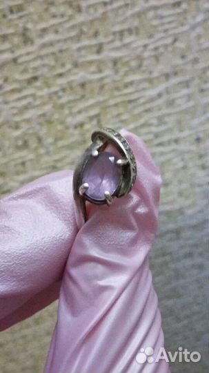 Кольца серебро,камни СССР