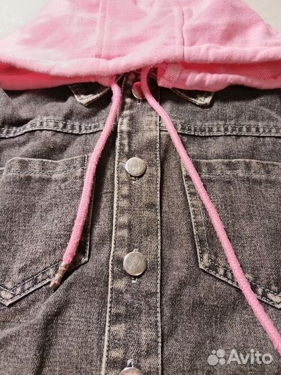 Куртка джинсовая на девочку рост 120 см