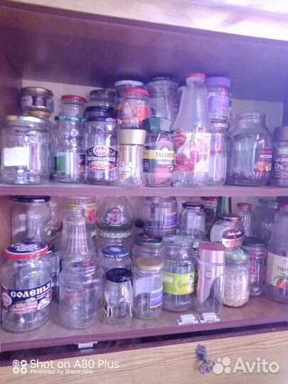 Банки стеклянные разного размера