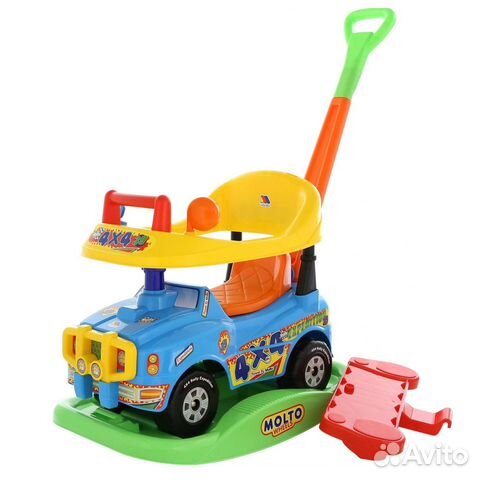 Автомобиль Джип-каталка Викинг №2,голубой 62994