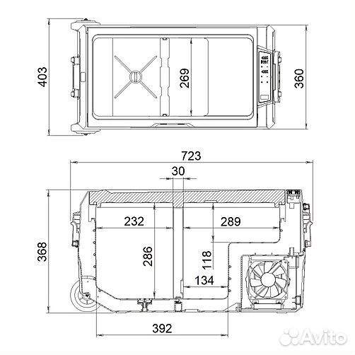 Автохолодильник Alpicool T36