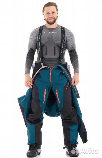 Комбинезон SuperLight 3L MAN Dark Ocean - Orange