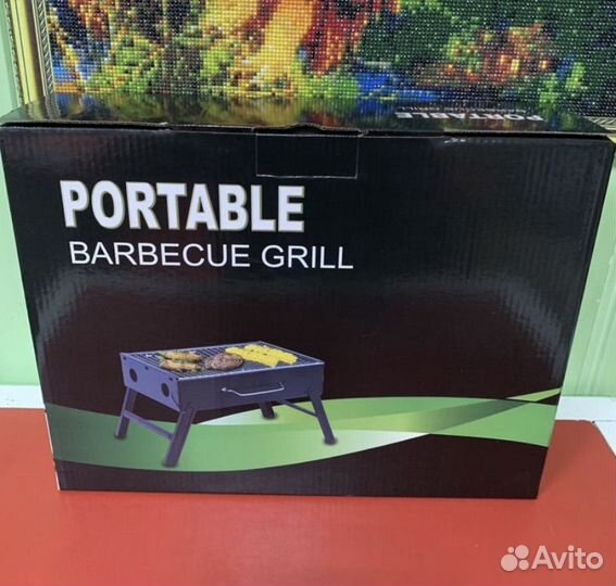 Гриль мангал новый