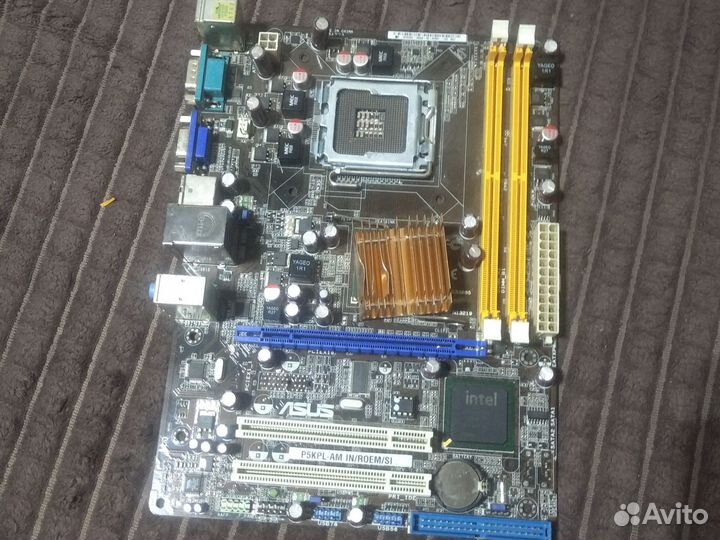 Материнская плата asus P5KPL-AM IN/roem/SI