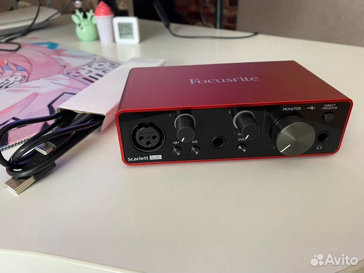 Звуковая карта Focusrite Scarlett Solo 3rd Gen