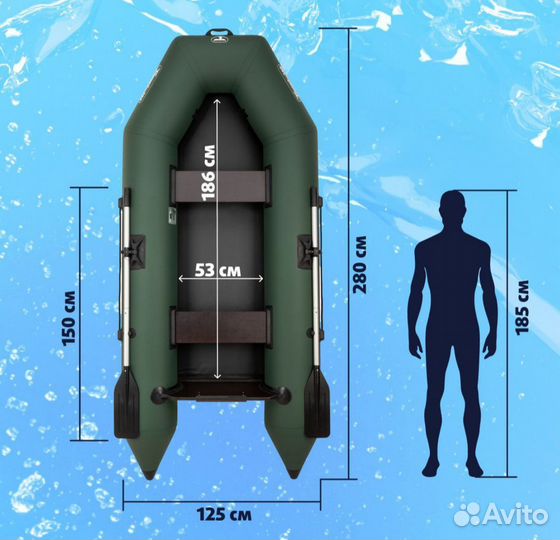 Лодка пвх под мотор новая