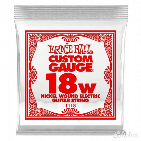 Ernie Ball 1118 струна для электро и акустических