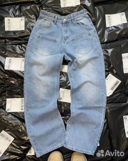 Джинсы Simbol Project Cherry Blossom Baggy y2k