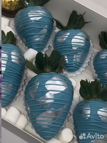 Клубника в Бельгийском шоколаде букет