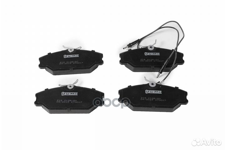 219 012B-SX колодки диск.п. с антискрип.пласти
