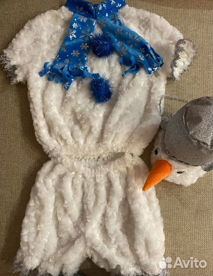 Костюм снеговика 110