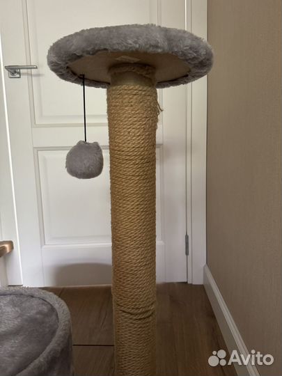 Когтеточка с домиком для кошки