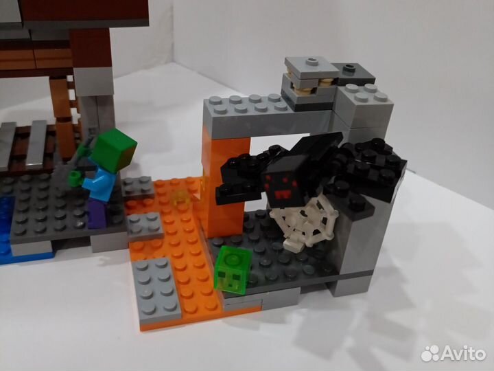 Lego minecraft заброшенная шахта