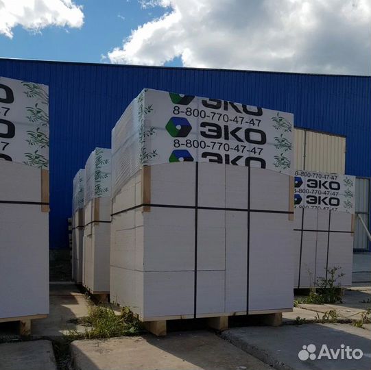 Газоблок с доставкой эко D500 B3,5 50x600x250