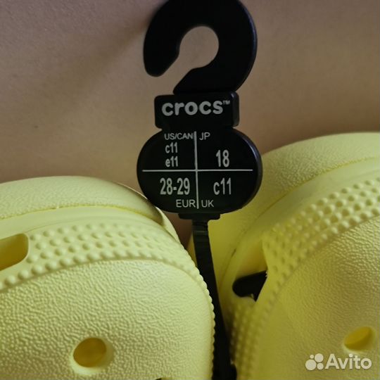 Кроксы новые crocs c11