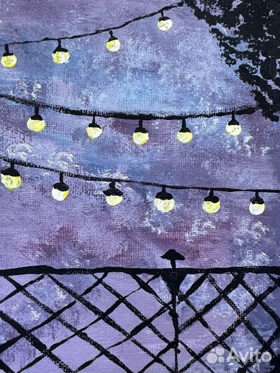 Картина маслом и акрилом