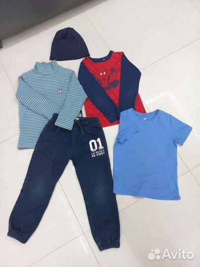 Вещи пакетом на мальчика рост 110-116
