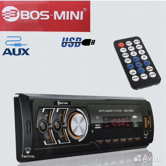 Автомагнитола Bos mini 786se