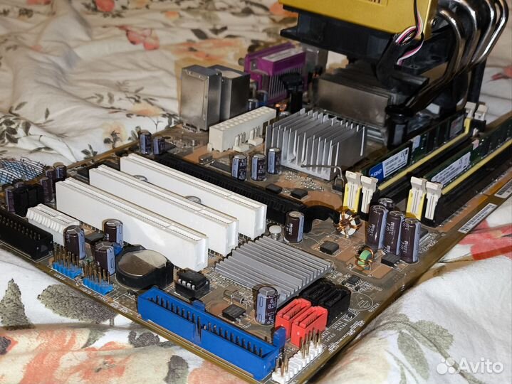 Материнская плата 775 Asus P5KPL Xeon DDR2 Кулер