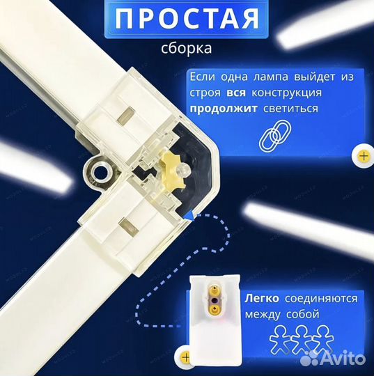 Модульное освещение Соты LED