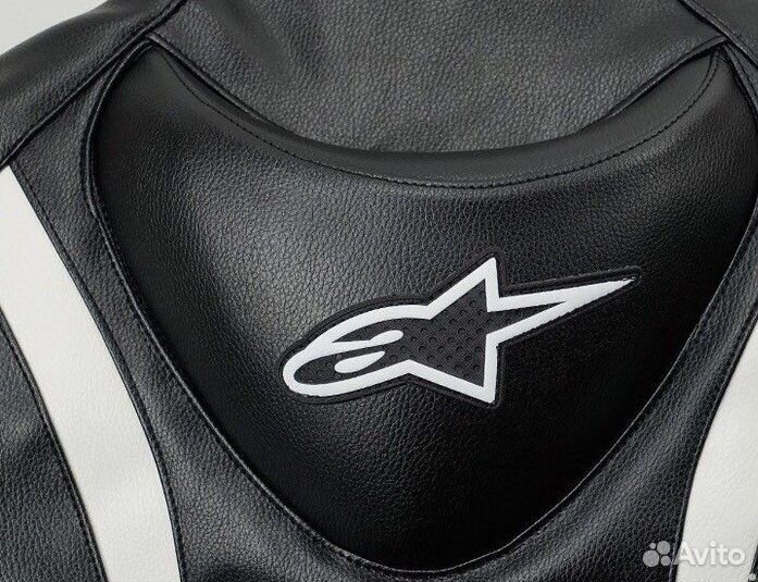 Мото куртка Альпинстарс дайнез из экокожи