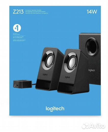 Акустические колонки logitech z213 2.1 7Вт