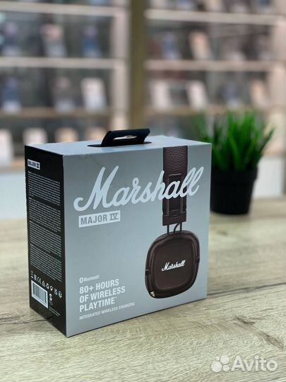 Наушники Marshall Major IV коричневые