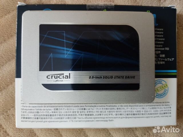 SSD Crucial MX500 CT500MX500SSD1, 500GB