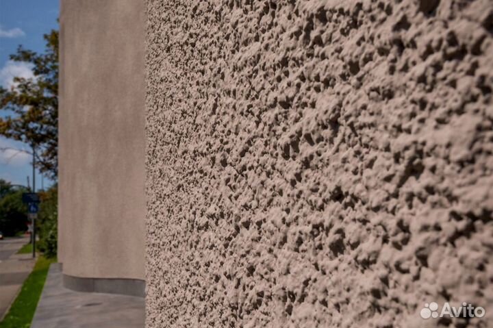 Декоративная штукатурка силиконовая шуба 1,0 мм