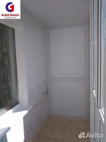 Балкон пвх ростовой с отделкой