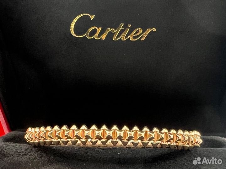 Золотой браслет Cartier Clash