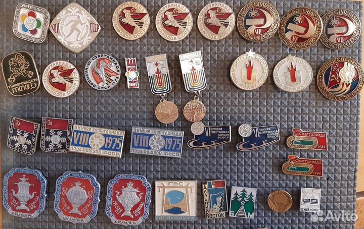 Значки СССР различной тематики