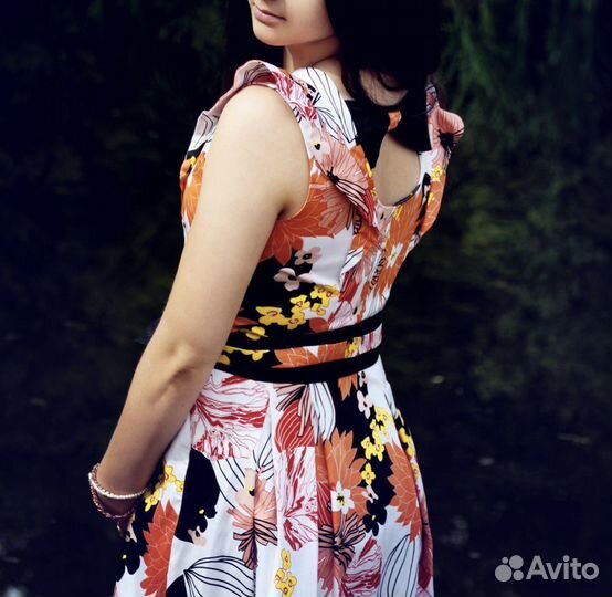 Летнее платье миди 50