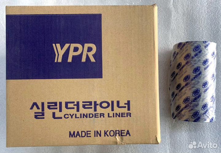 Гильза двигателя Hyundai D4DD, D4DB, D4DA Корея