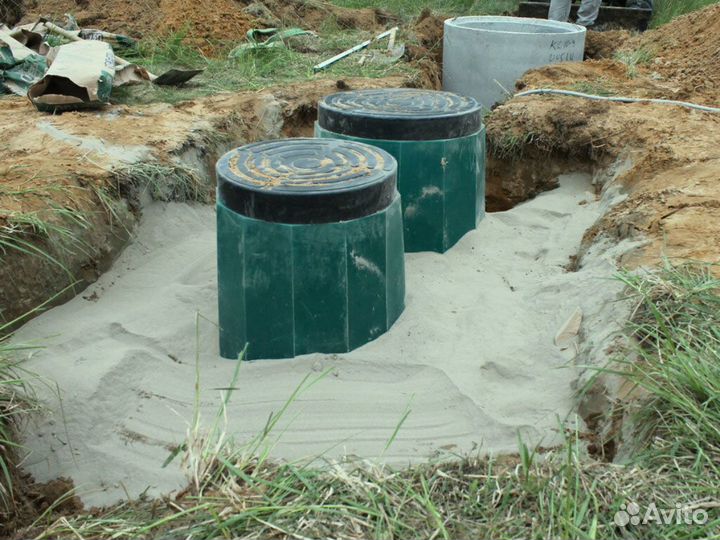 Септик Аквалос 8 с переливом