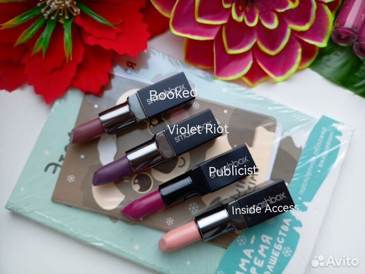 Smashbox тени, помада, карандаш для глаз