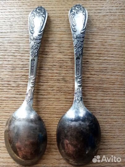 Мельхиоровые кофейные ложки Зиш мнц