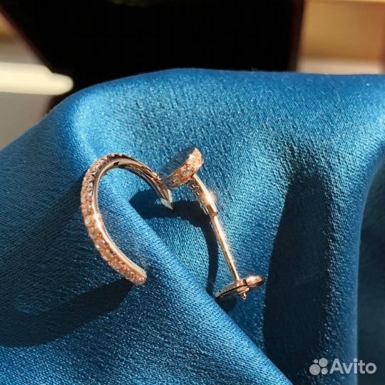 Серьги Cartier Juste Un Clou золото 750,бриллианты