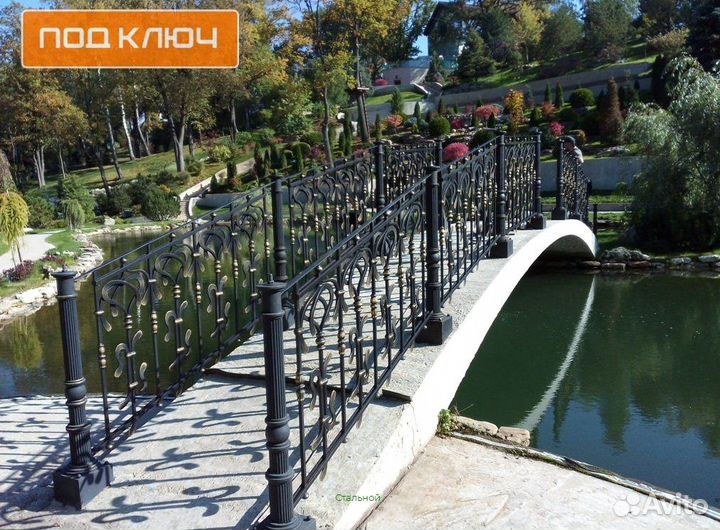 Кованые перила для балкона