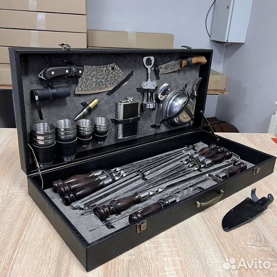 Шашлычный набор в кейсе от производителя опт/розни