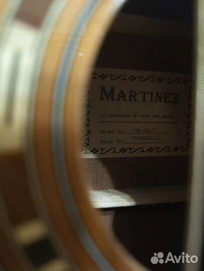 Акустическая гитара Martinez FAW 705/S