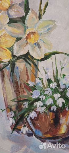 Картина акрилом на холсте