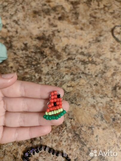 Арбуз из бисера