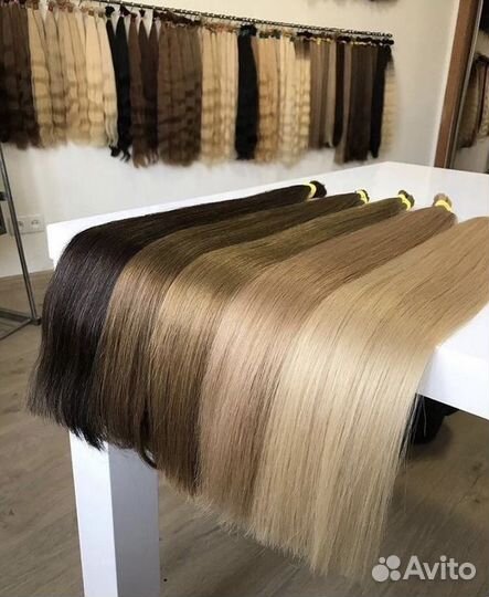 Наращивание цветных прядей